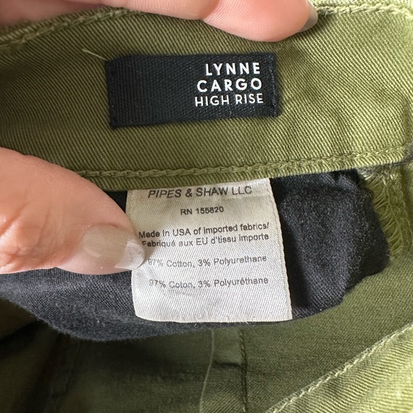 NWOT Veronica Beard Lynne High Rise Straight Cargo Twill Pants - Picture 6 of 9